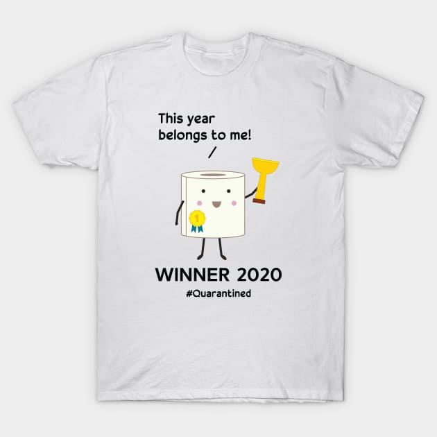 Toilet paper year 2020 T-Shirt by grafart